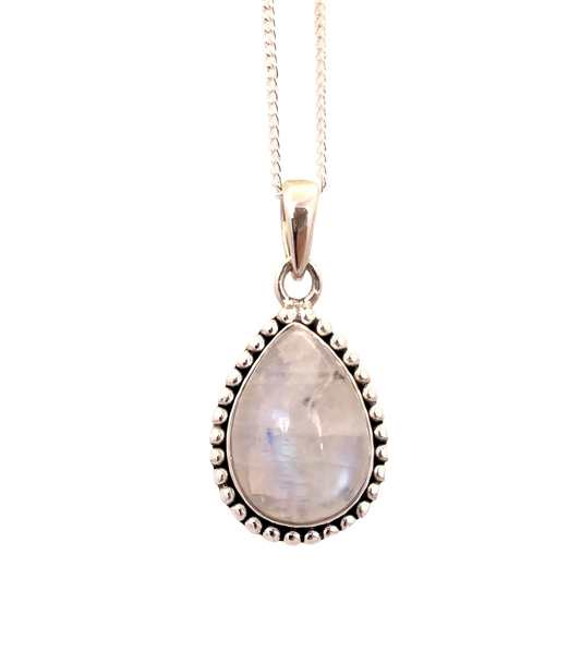 Colgante de piedra luna natural