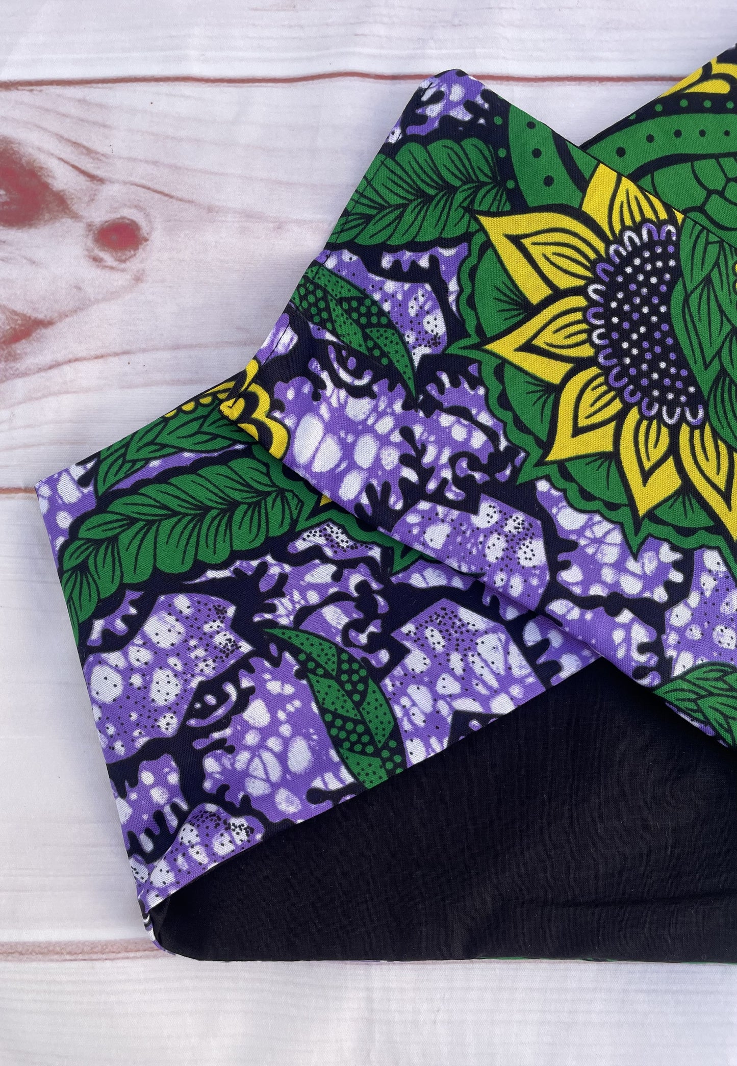 Cinta con alambre verde con girasoles KHAMALI