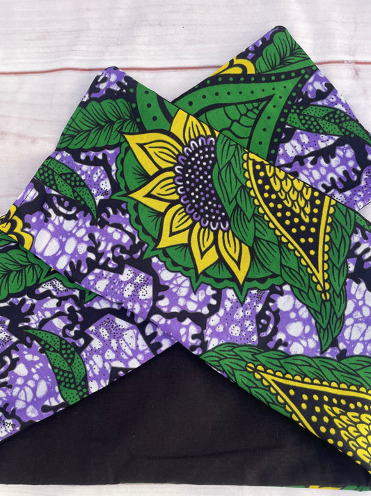 Cinta con alambre verde con girasoles KHAMALI