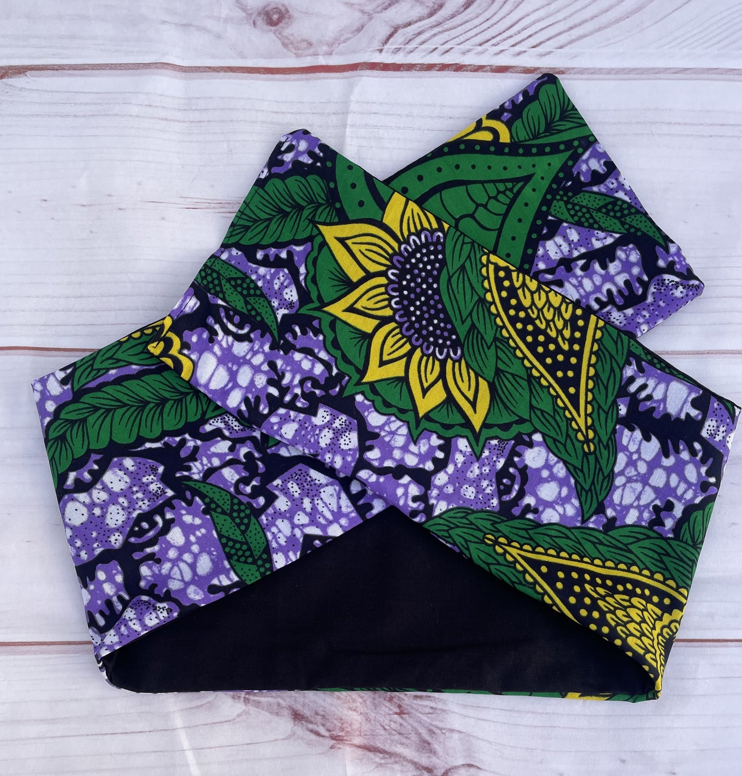 Cinta con alambre verde con girasoles KHAMALI