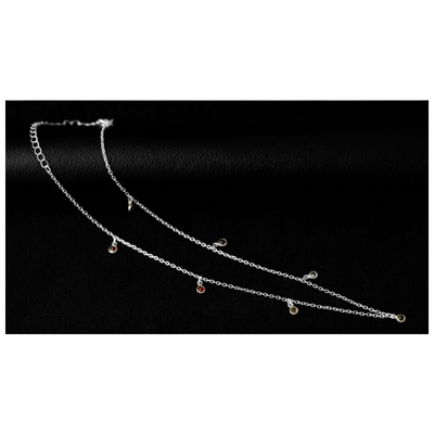 Collar de plata y piedras - KHAMALI