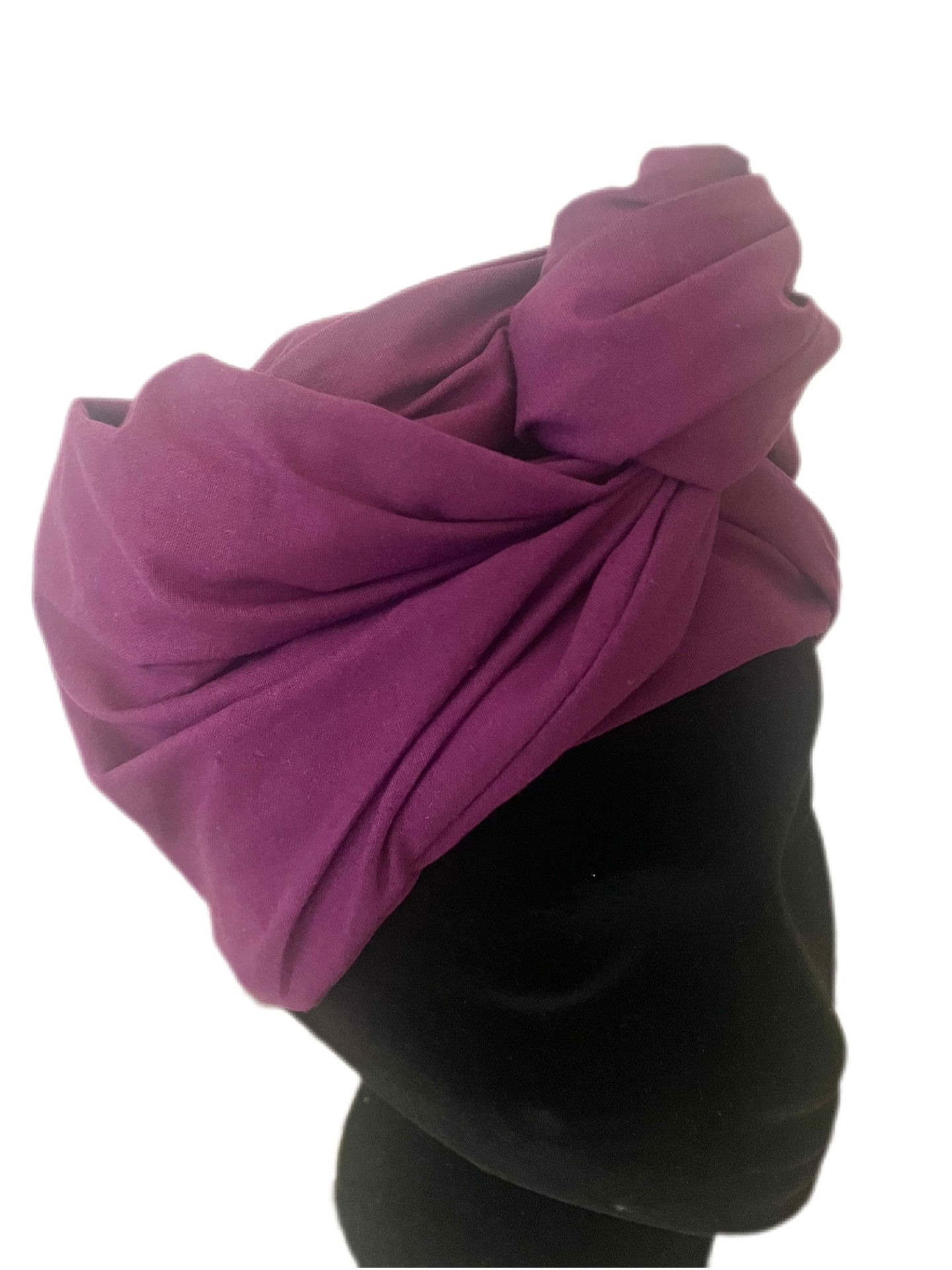 Turbante morado completo KHAMALI