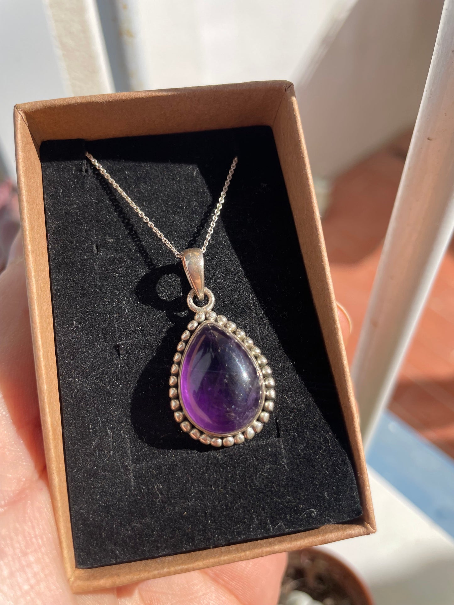 Colgante de Amatista natural KHAMALI