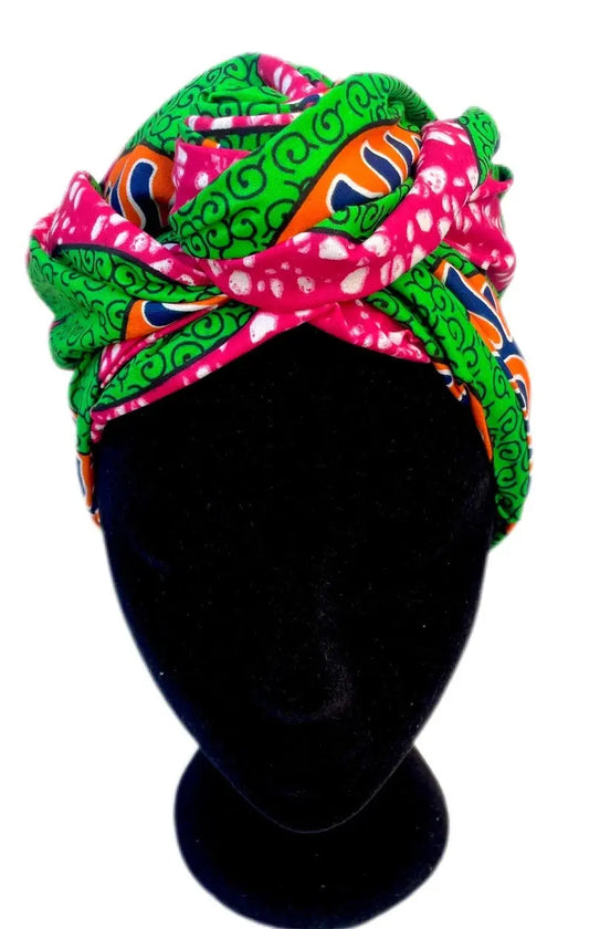 Turbante africano completo alegre KHAMALI