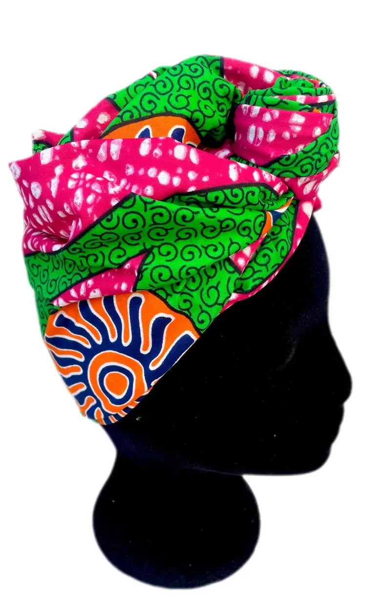 Turbante africano completo alegre KHAMALI
