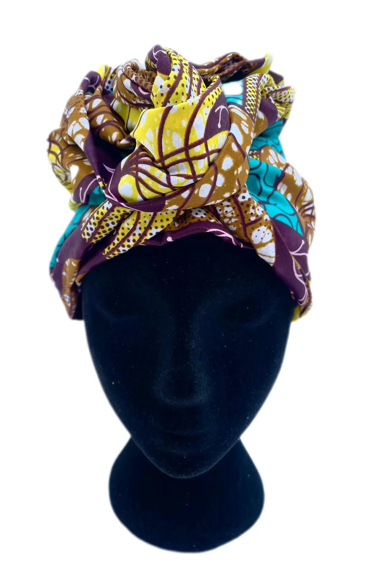 Turbante africano para toda la cabeza KHAMALI