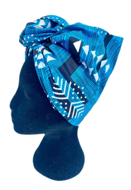 Turbante étnico toda la cabeza con alambre KHAMALI