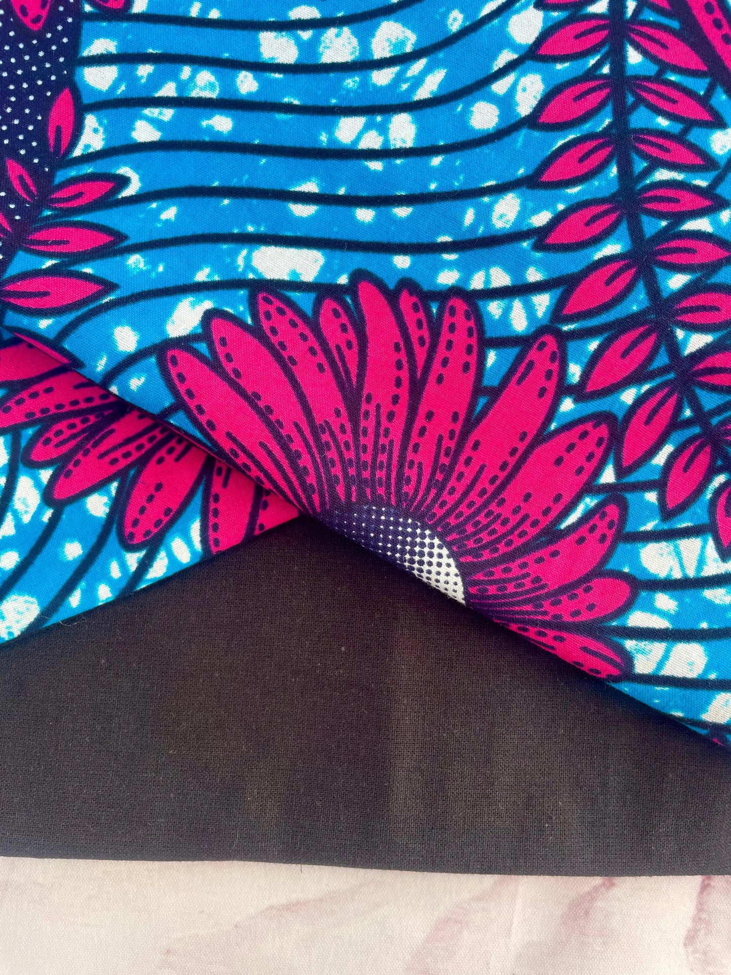 Turbante floral con alambre KHAMALI
