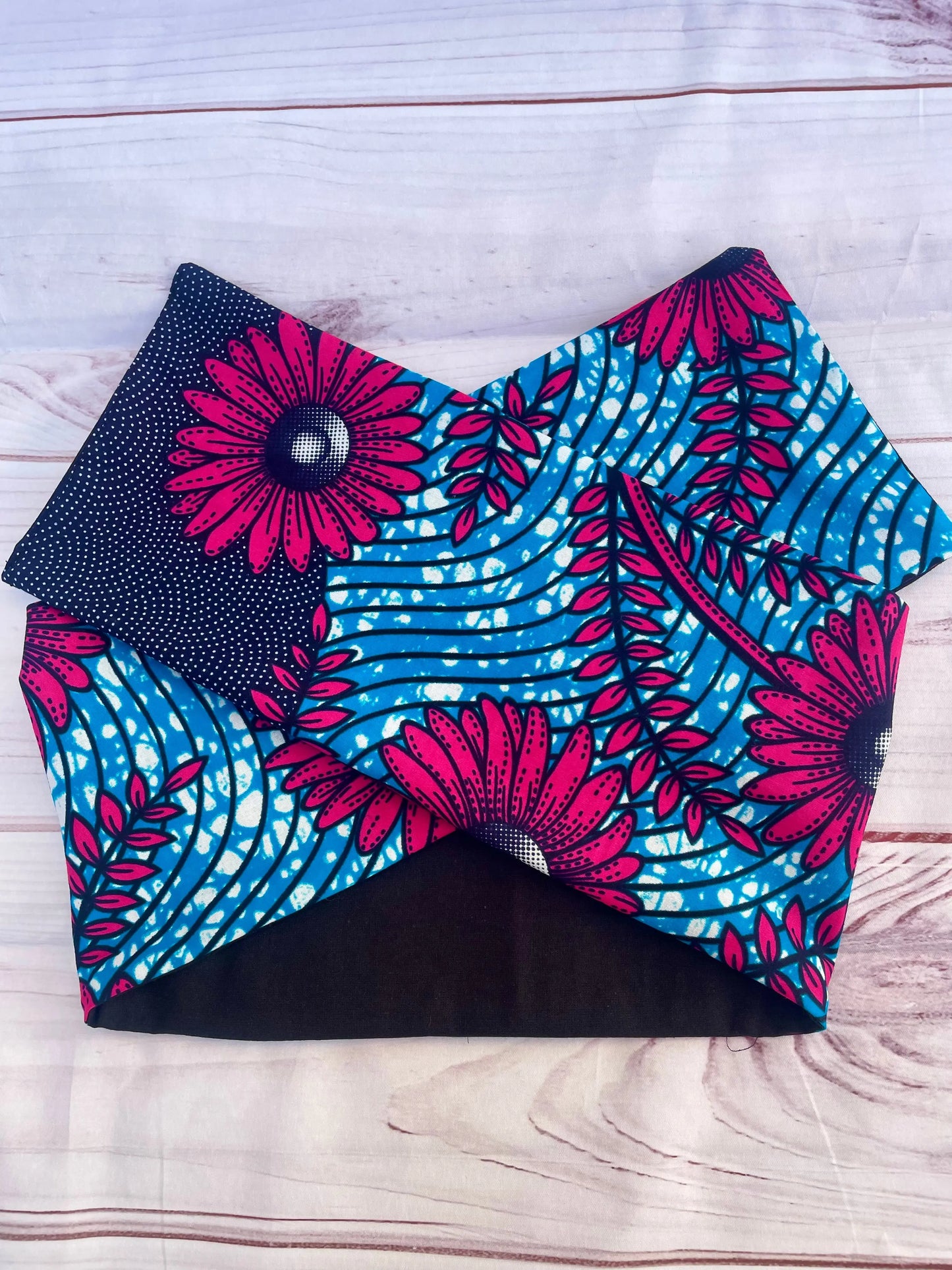 Turbante floral con alambre KHAMALI