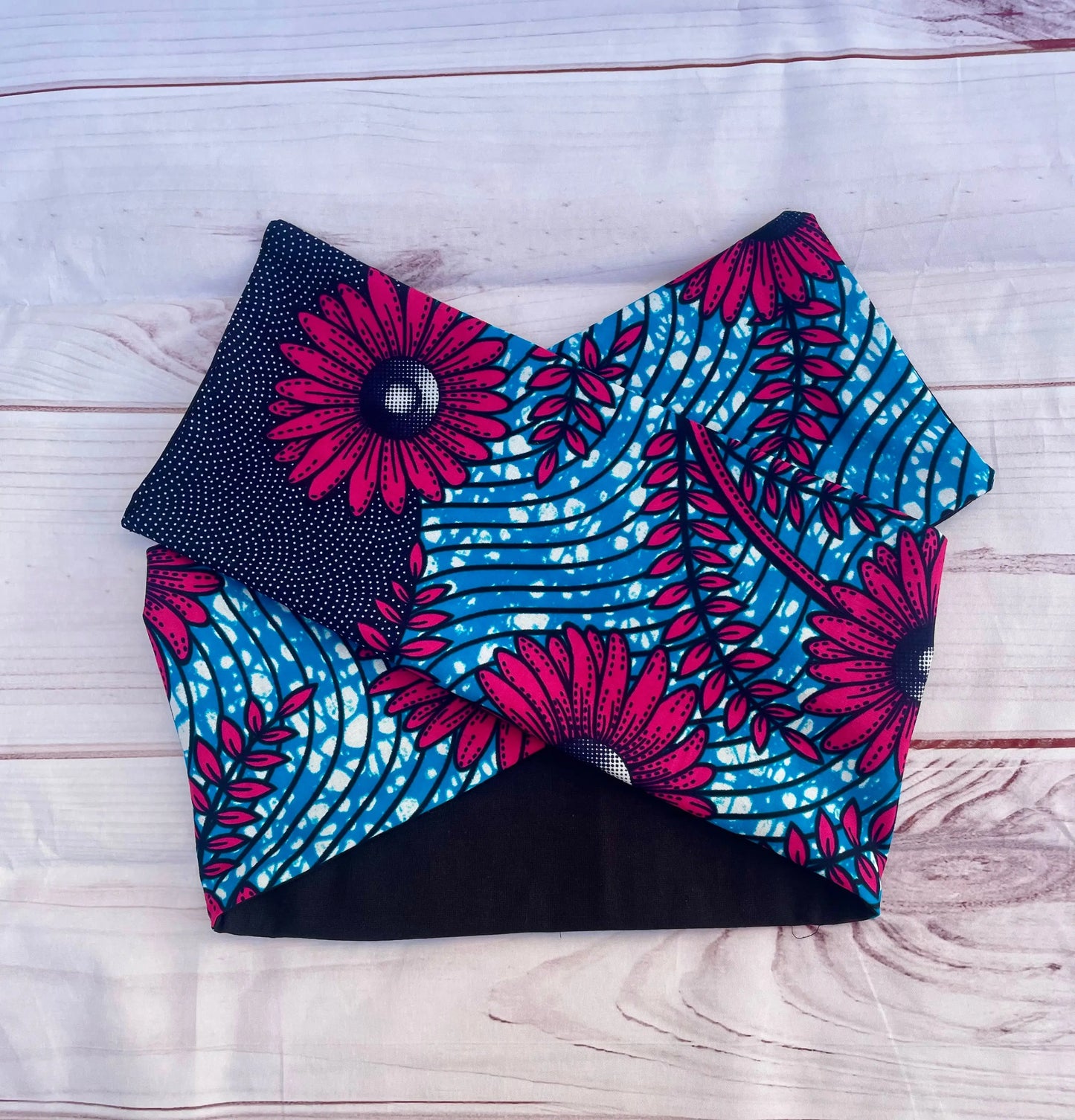 Turbante floral con alambre KHAMALI