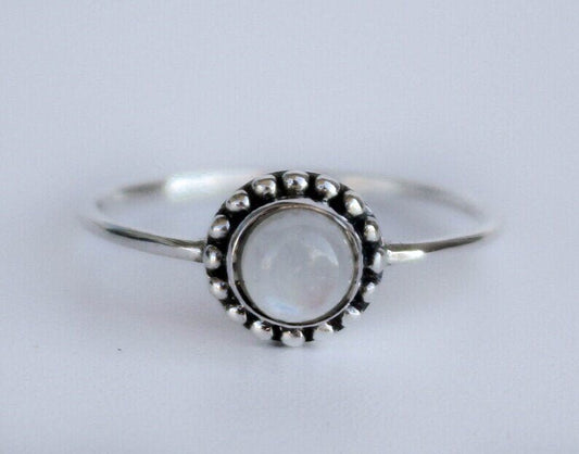 Anillo flor y piedra natural - KHAMALI