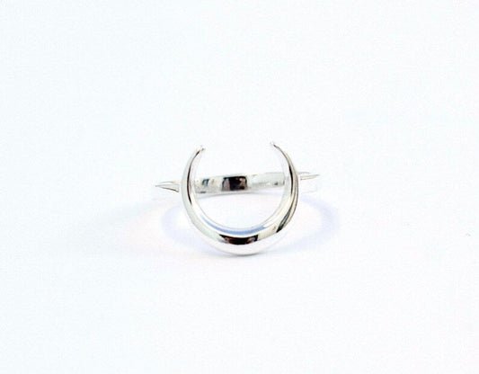 Anillo media luna en plata 925 - KHAMALI