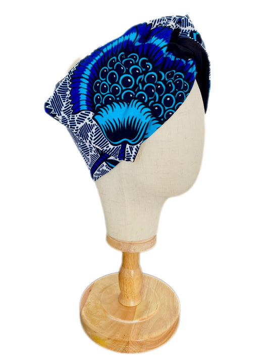 Cinta con alambre floral azul - KHAMALI