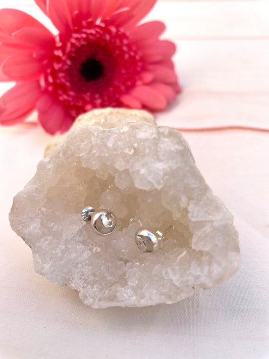 Pendientes de plata 925 luna y estrellas KHAMALI