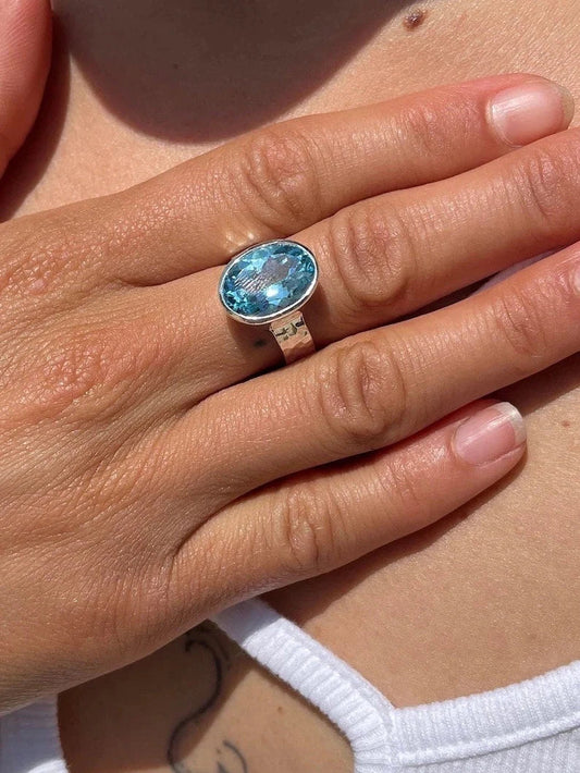 Anillo Topacio reconstruido KHAMALI