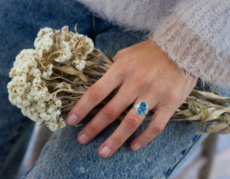 Anillo Topacio reconstruido KHAMALI