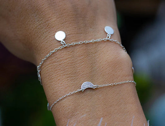 Pulsera boho en plata 925 KHAMALI