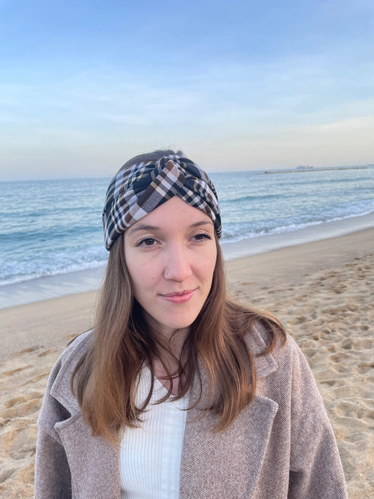 Turbante a cuadros khamali Shop