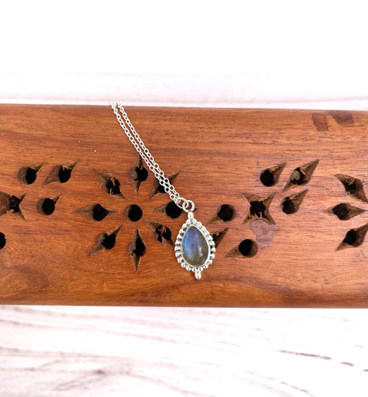 Colgante de Labradorita en plata 925 khamali Shop