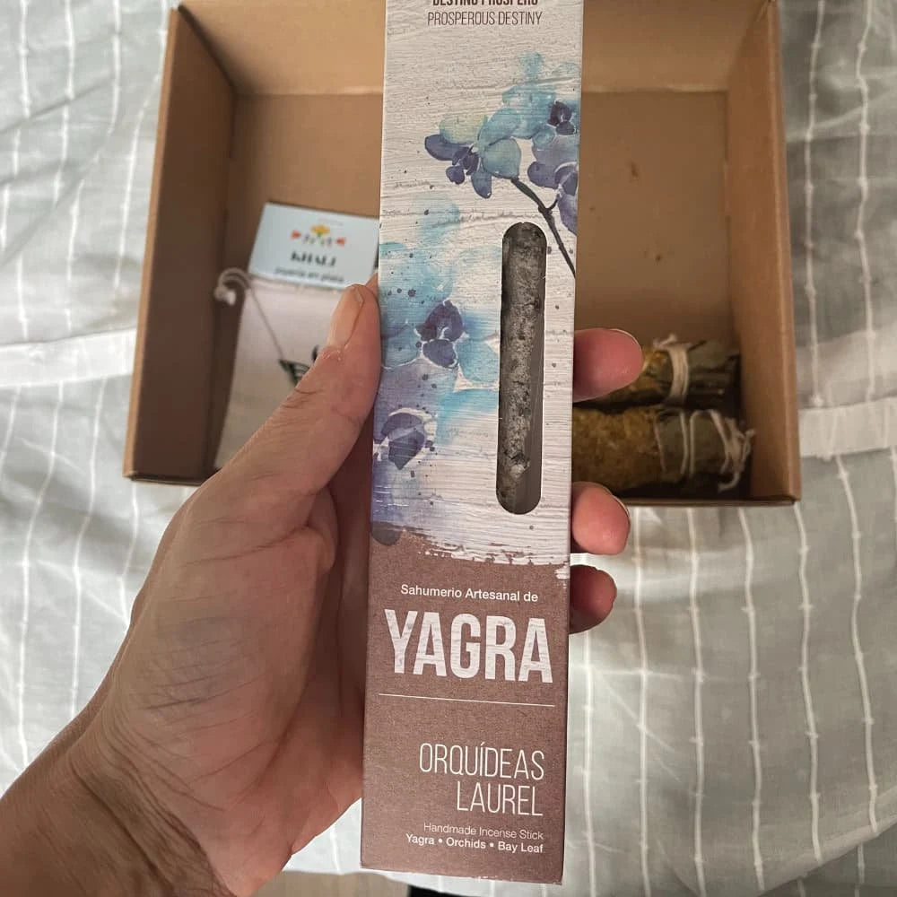 Caja de regalo de autocuidado, paquete de spa para ella, kit de limpieza de la casa, ritual limpieza energética, Caja regalo espiritual KHAMALI