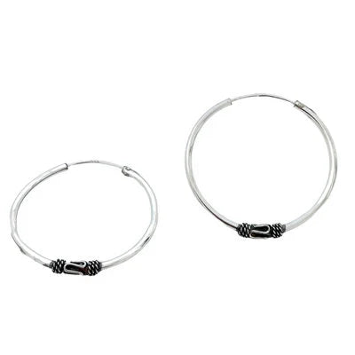 Pendientes de aro boho 35 mm khamali Shop