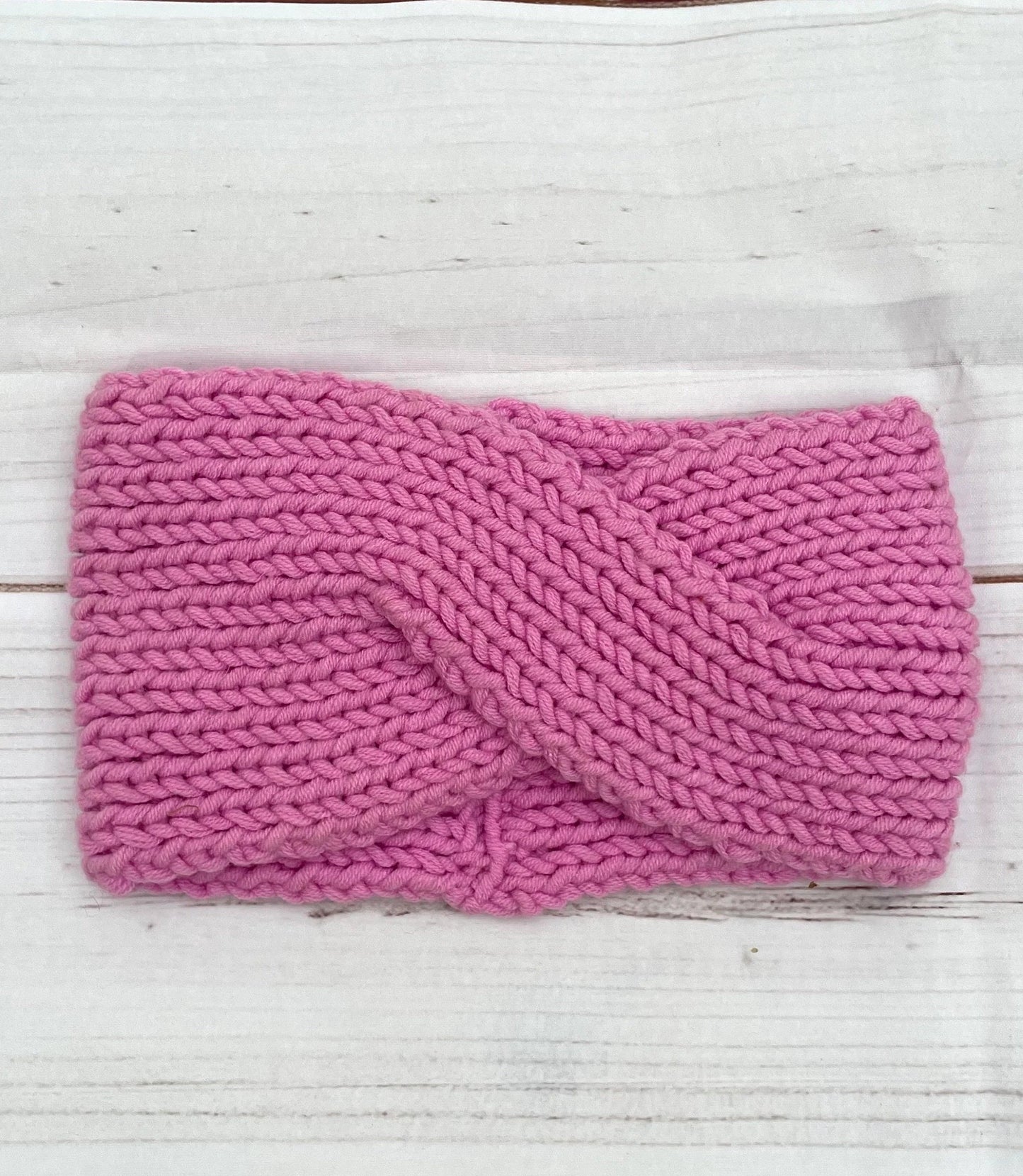 Turbante rosa tejido a mano khamali Shop