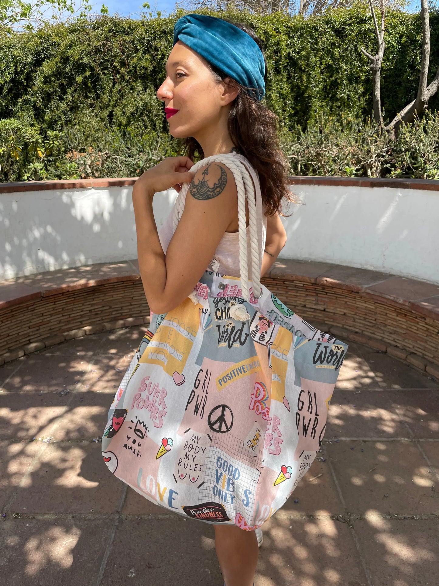 Bolsa de playa Girl Power - KHAMALI