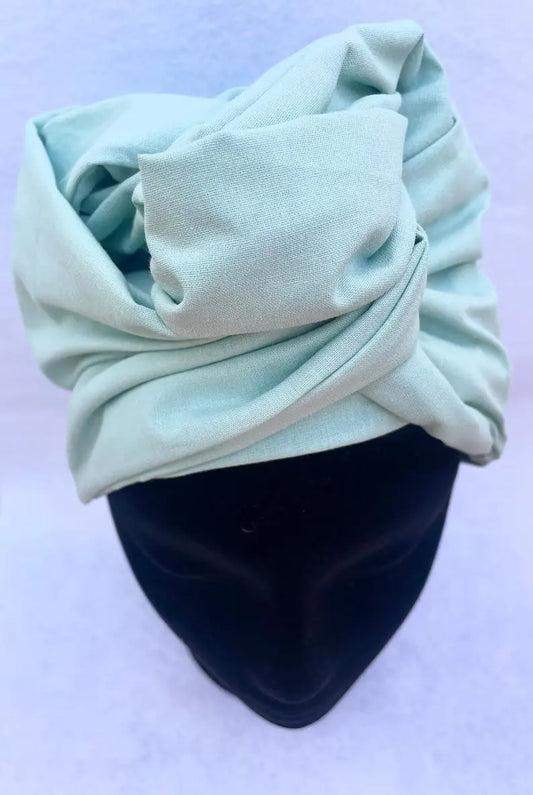 Turbante Completo Verde Agua - KHAMALI