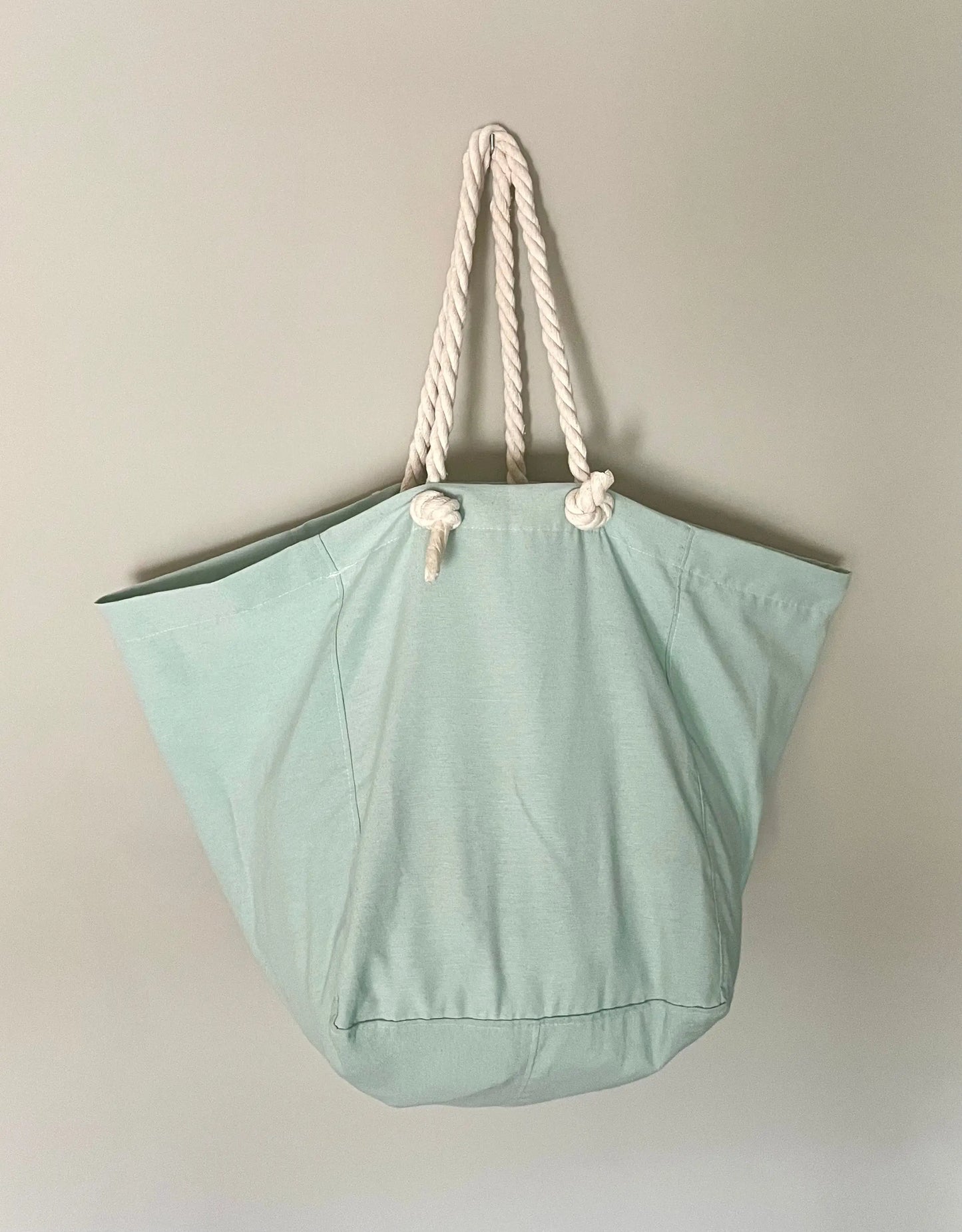 Bolsa grande playa de algodón hecha a mano - KHAMALI