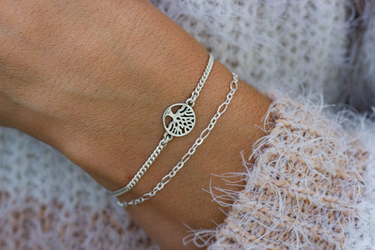 Pulsera de plata 925 con árbol de la vida - KHAMALI
