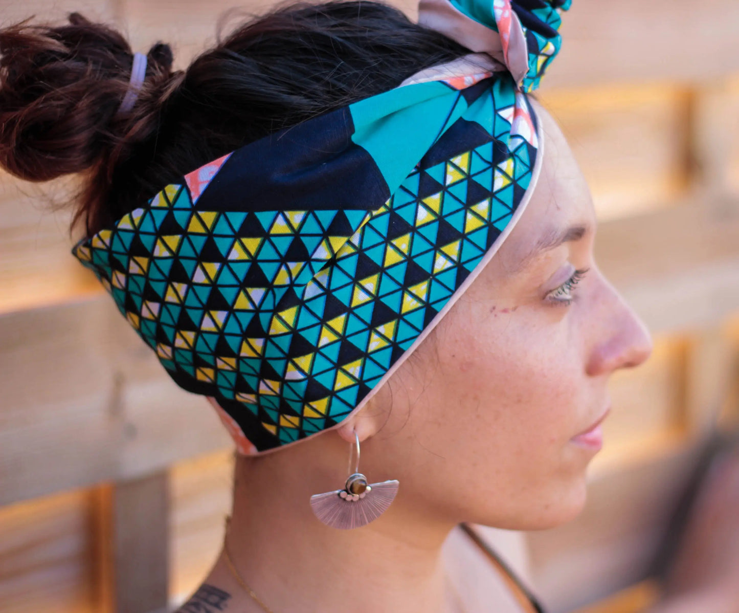 Diadema ancha con alambre fácil de moldear - KHAMALI