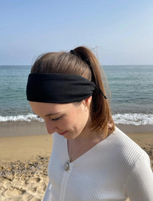 Cinta negra con cuerdas - KHAMALI