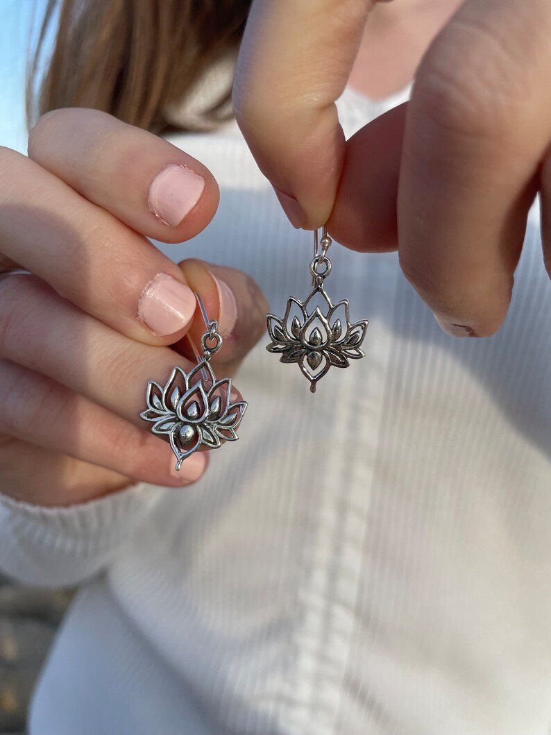 Handmade silver earrings