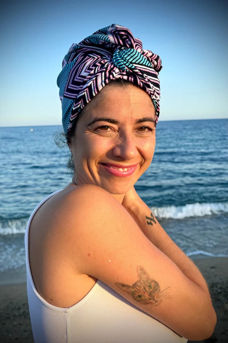 Turbante completo. Apto para uso oncológico