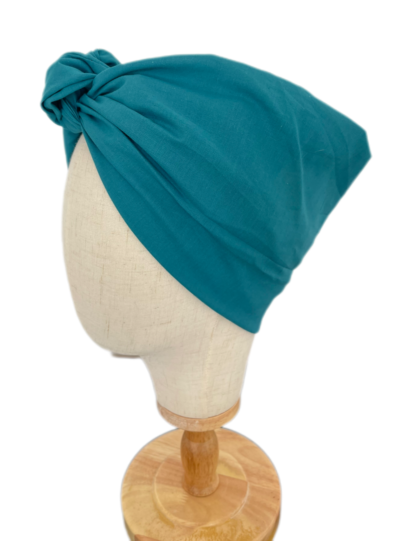 Turbante integral BOHEME · Turquesa ECO 🩵