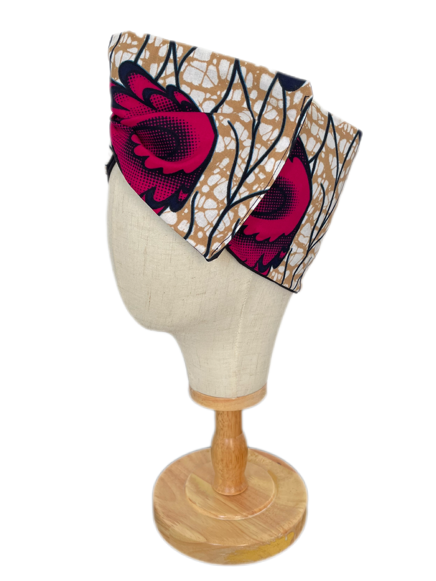 Cinta con alambre floral fucsia