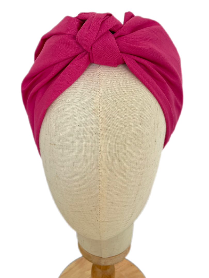 Turbante Integral BOHEME Rosa de Algodón Ecológico 🩷