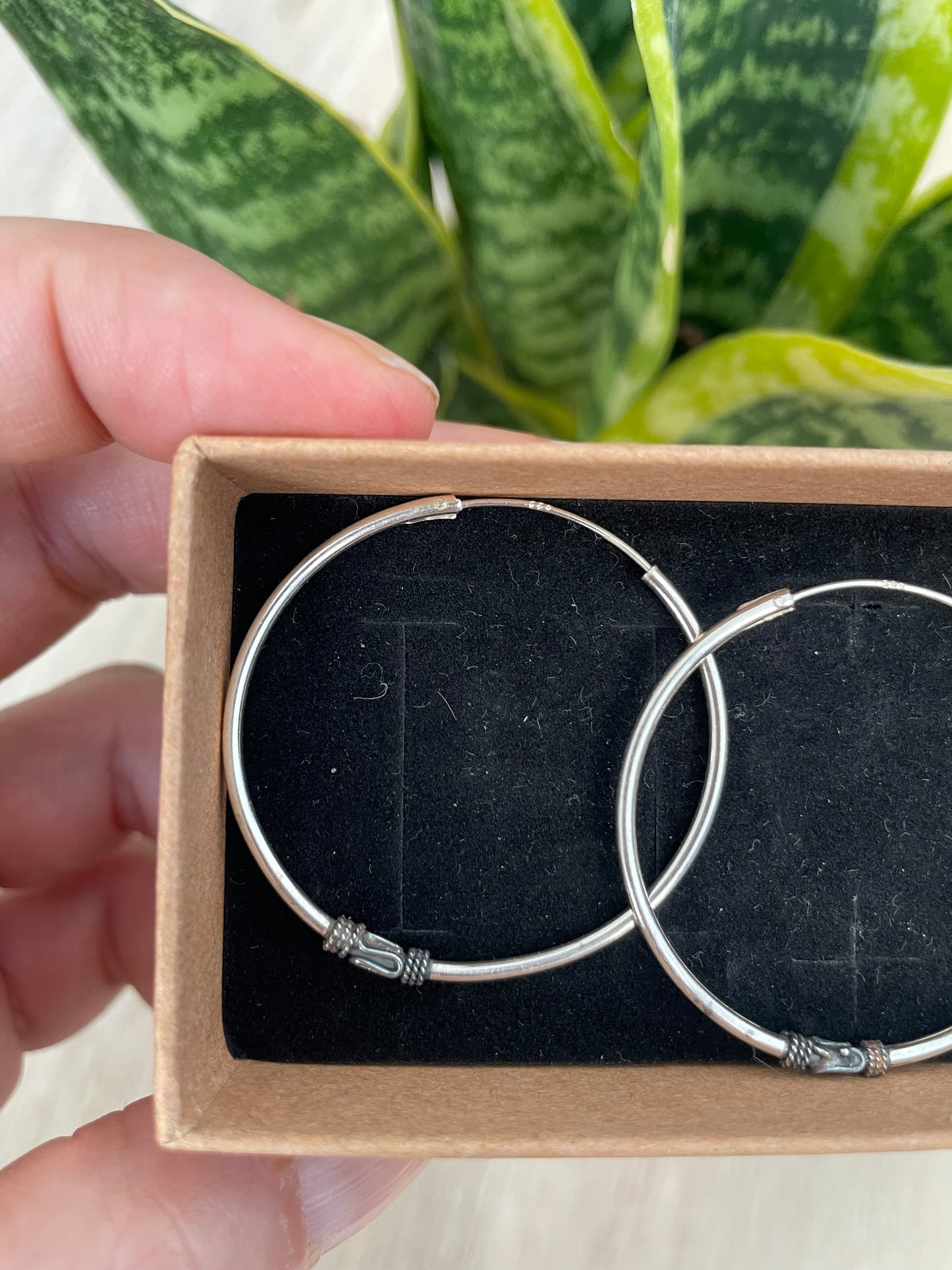 Pendientes de aro boho 35 mm khamali Shop