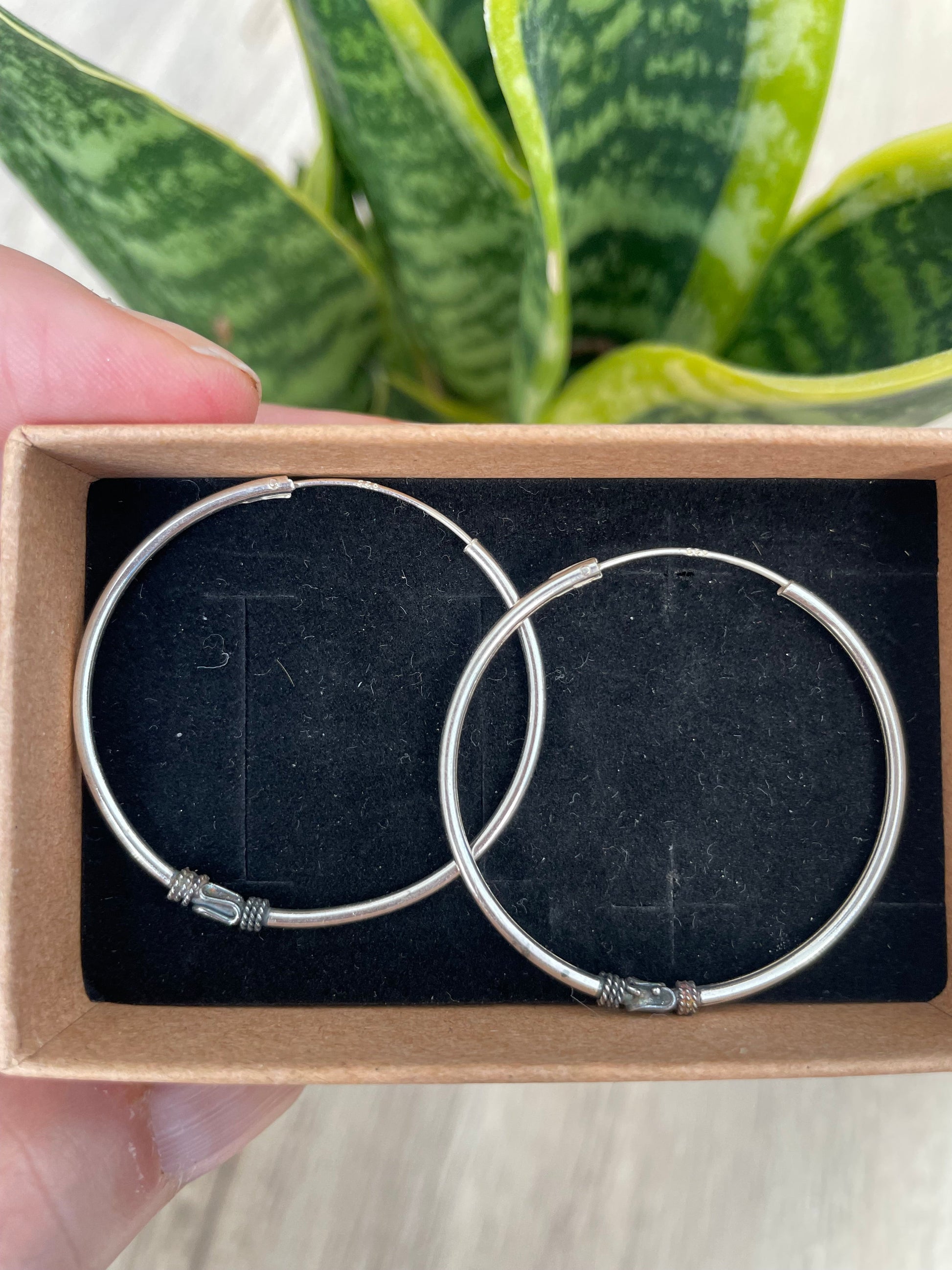 Pendientes de aro boho 35 mm khamali Shop