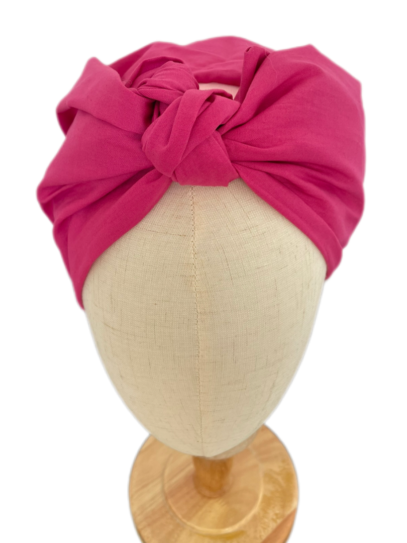 Turbante Integral BOHEME Rosa de Algodón Ecológico 🩷