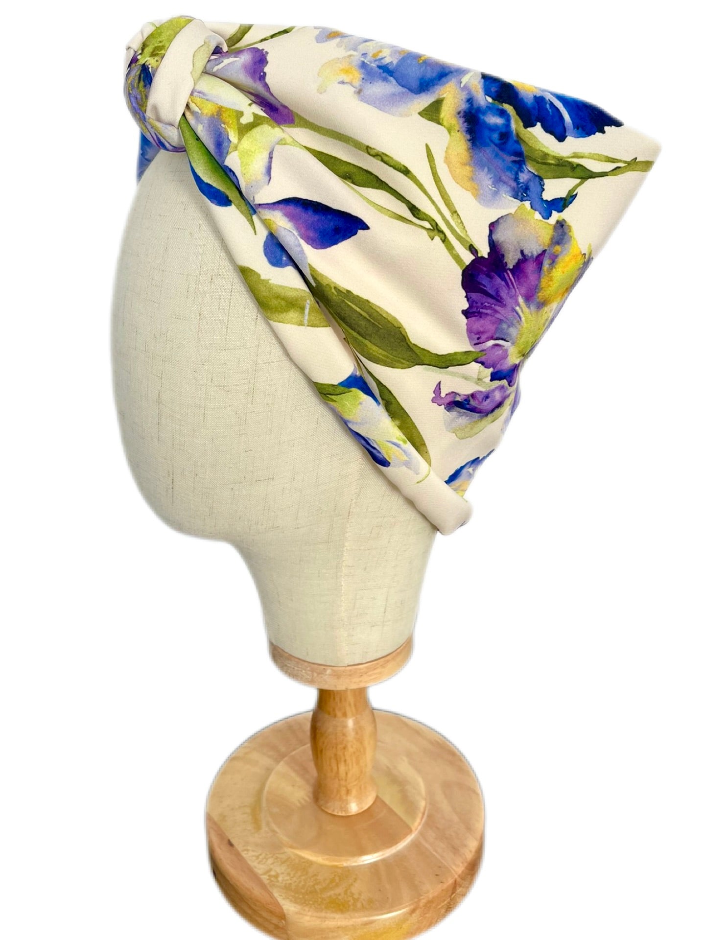 Turbante Completo Boheme Floral Lila