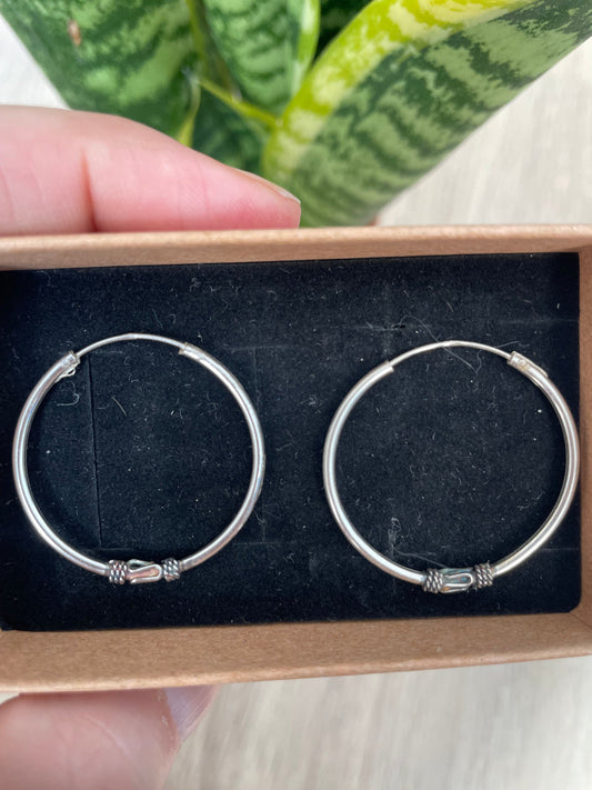 Pendientes de aro boho 35 mm khamali Shop