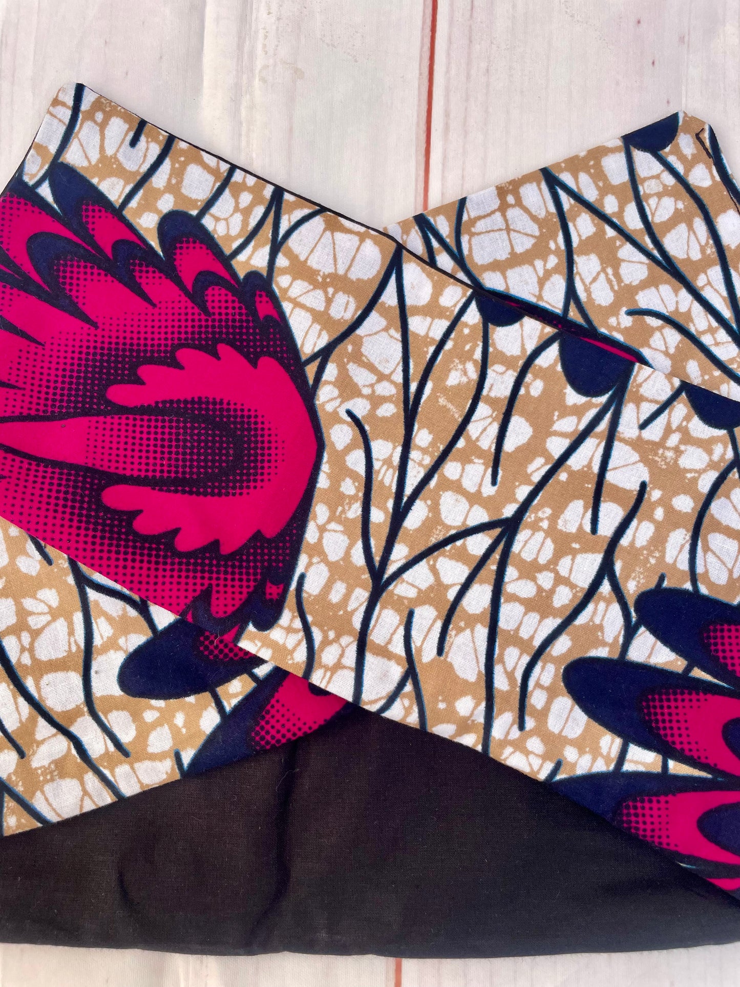 Cinta con alambre floral fucsia