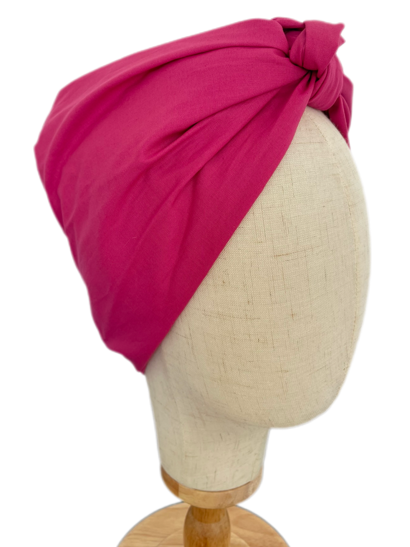 Turbante Integral BOHEME Rosa de Algodón Ecológico 🩷
