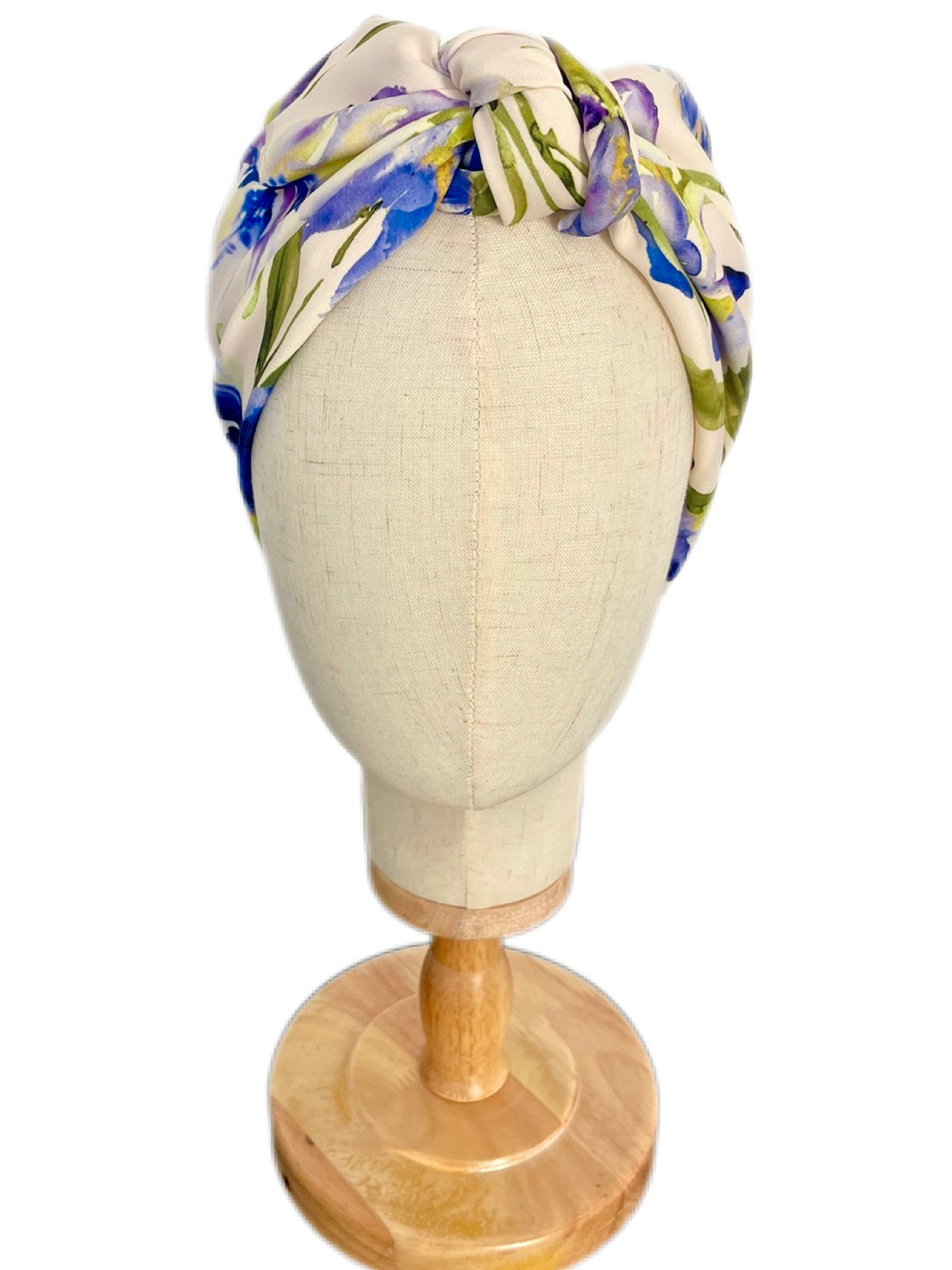 Turbante Completo Boheme Floral Lila