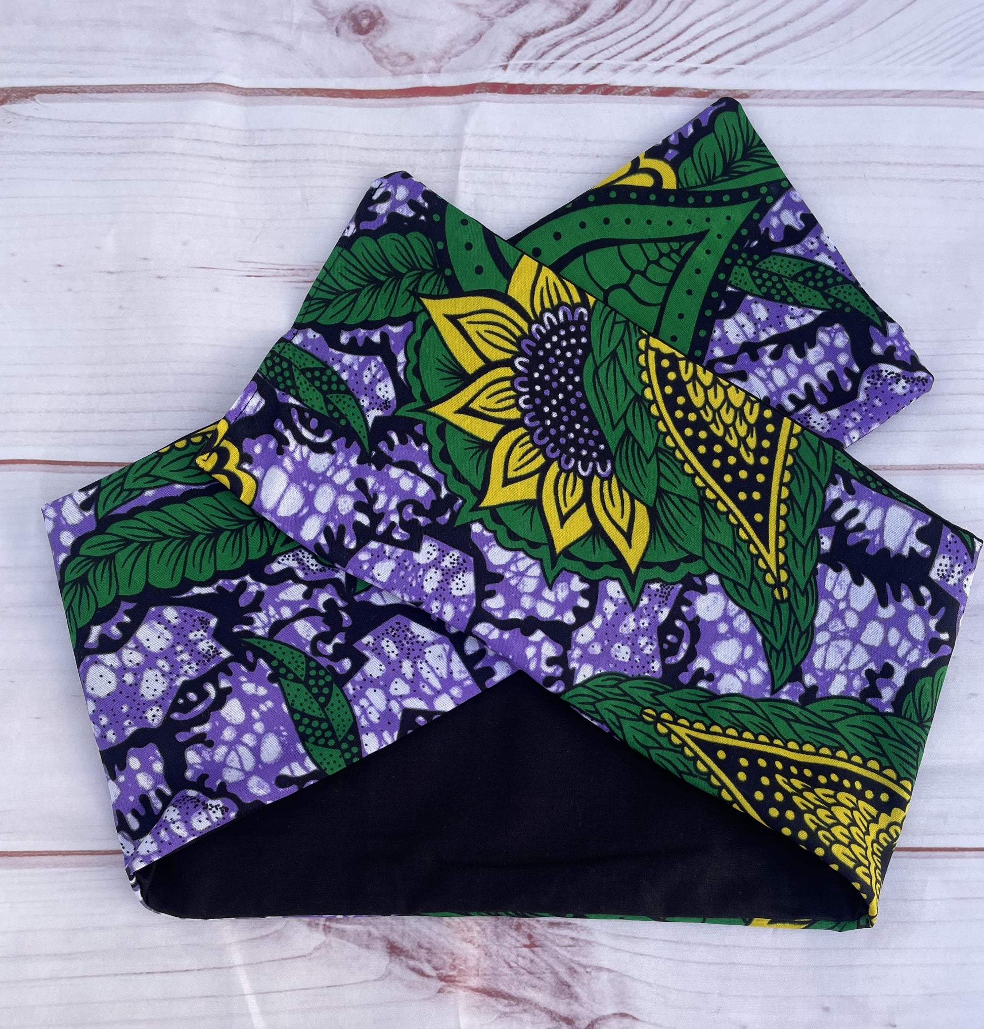 Cinta con alambre verde con girasoles KHAMALI