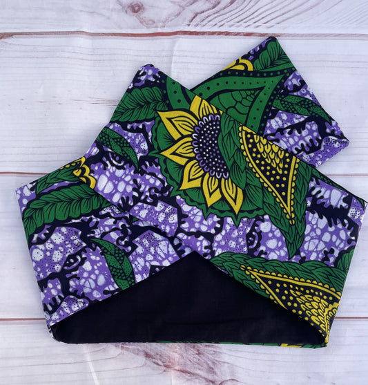 Cinta con alambre verde con girasoles KHAMALI