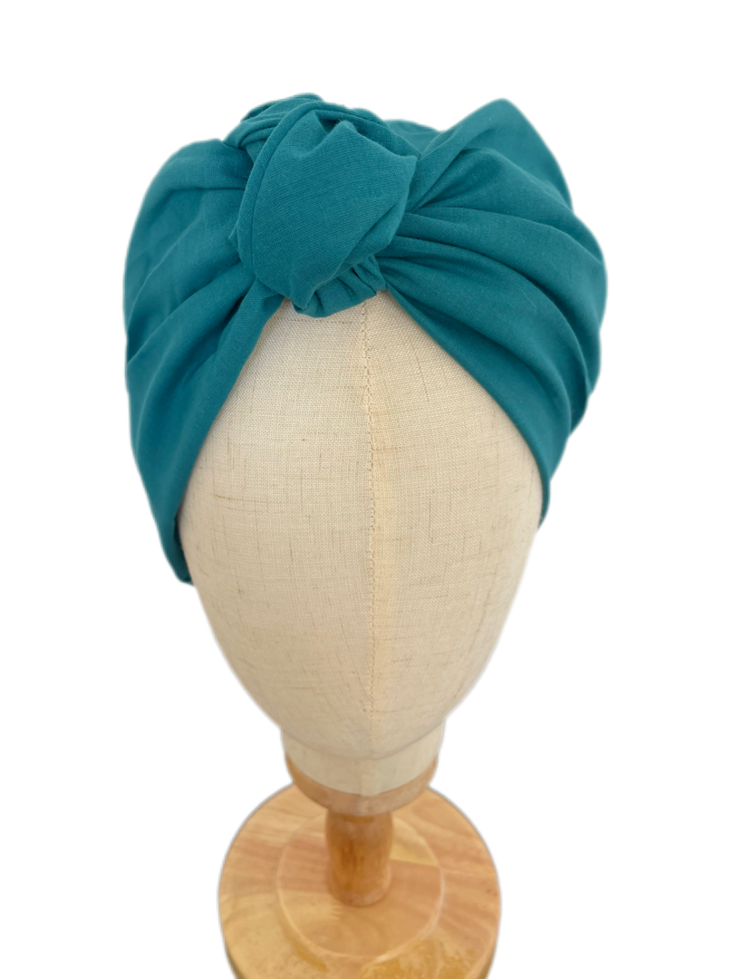 Turbante integral BOHEME · Turquesa ECO 🩵
