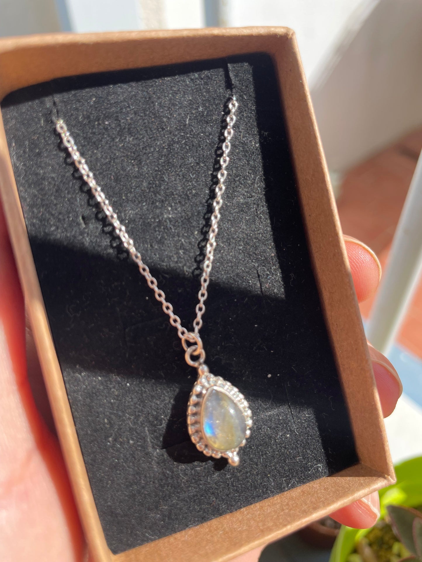 Colgante de Labradorita en plata 925 khamali Shop