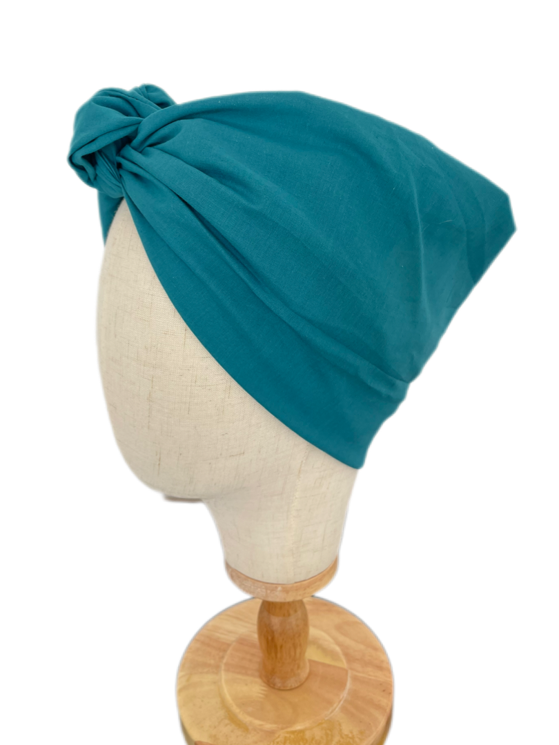 Turbante integral BOHEME · Turquesa ECO 🩵